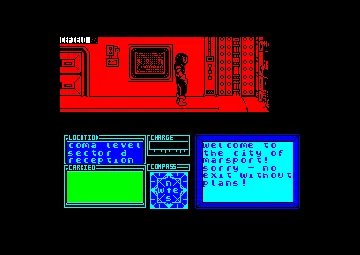 Marsport (UK) (1985) screen shot game playing